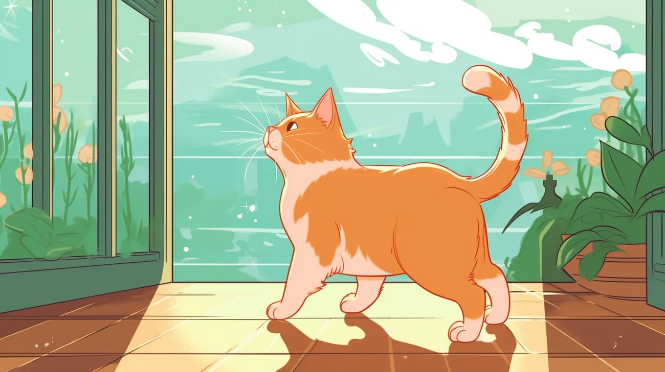 Indoor-only male cat exploring outside for the first time