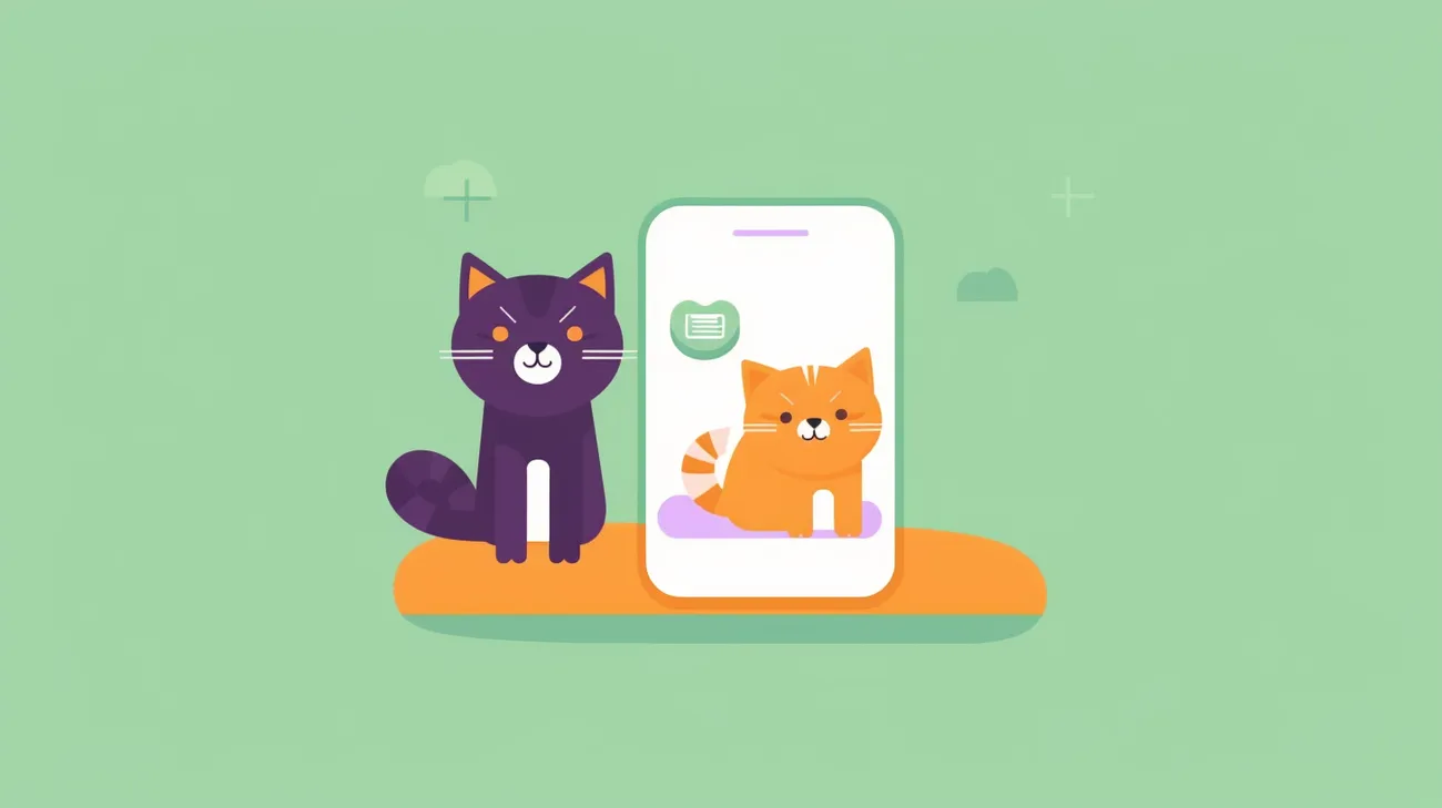 photos of cats on phones