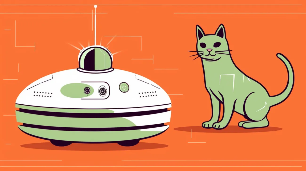 Image of a smart home device helping locate a missing male cat