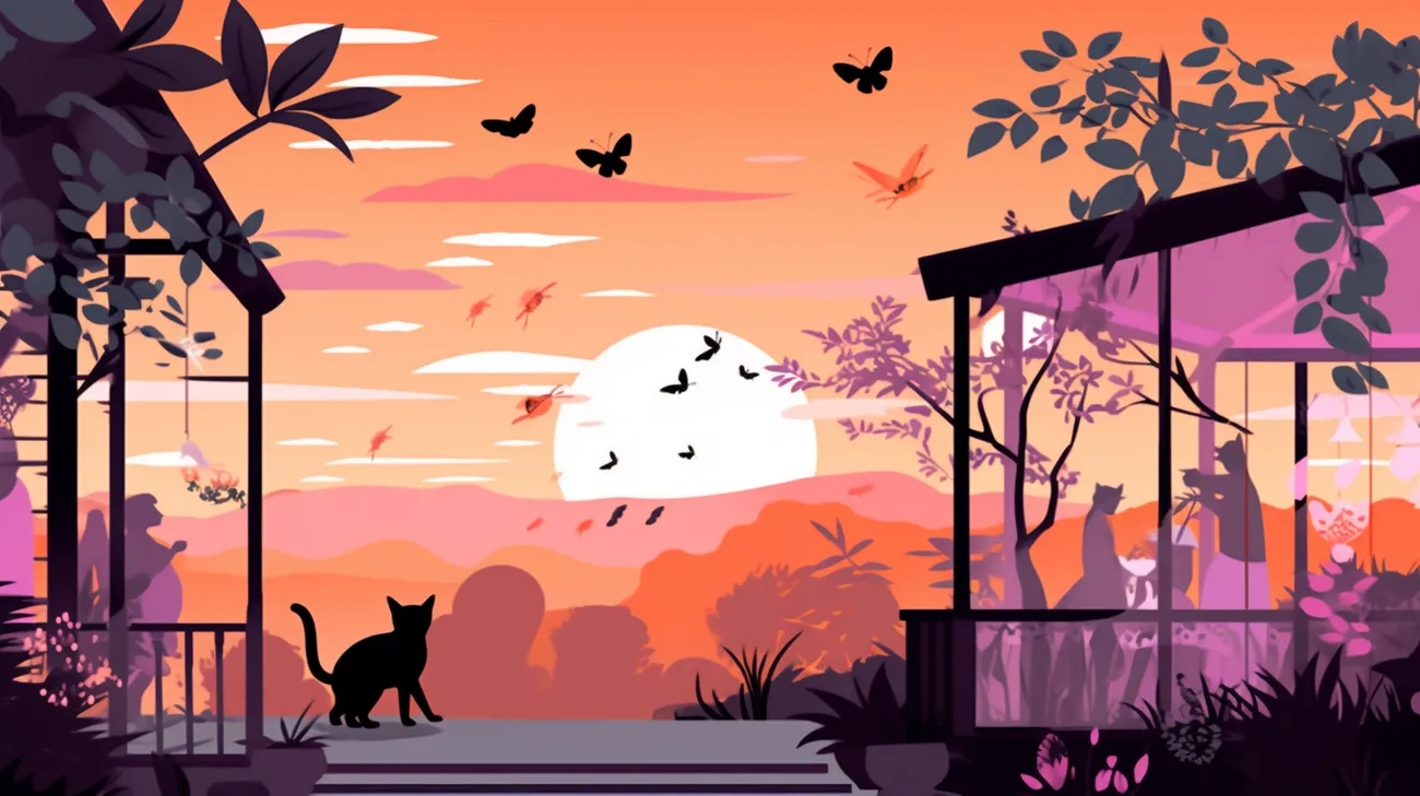 Image of an environment that may attract male cats to go missing