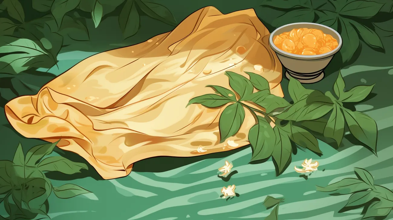 blanket and food left out to attract cat