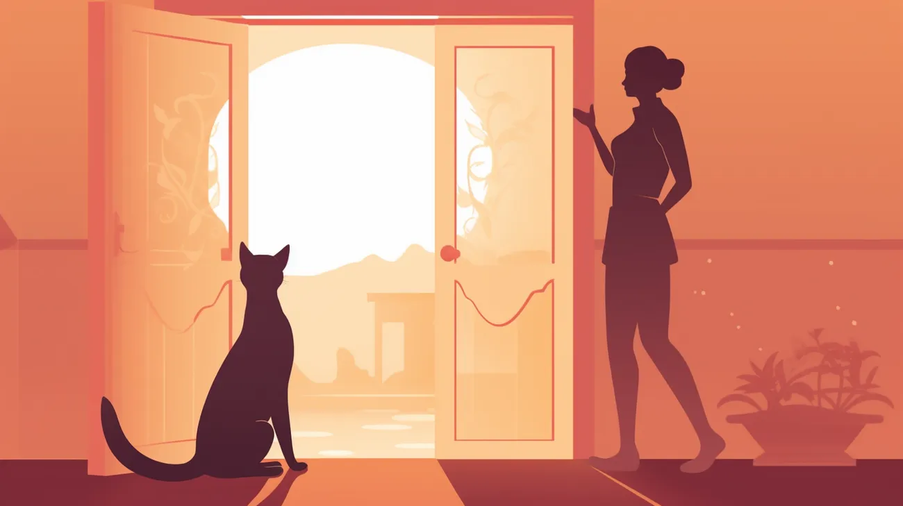 Een kat luistert naar hun eigenaar