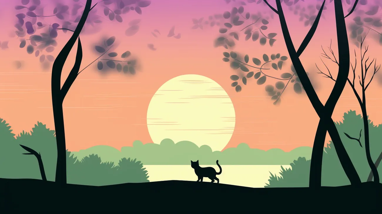 A person examining a possible hiding spot for a kitten in the woods