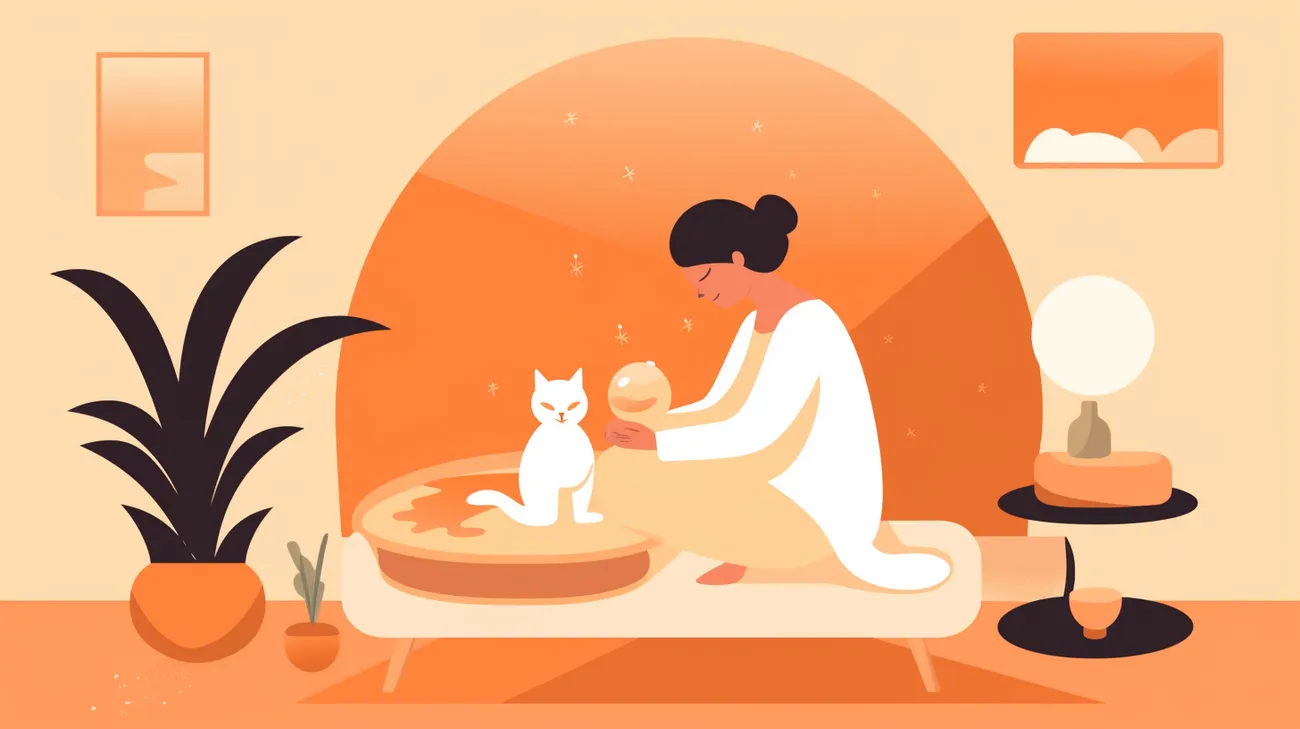 Preparing a safe space for a missing cat's return