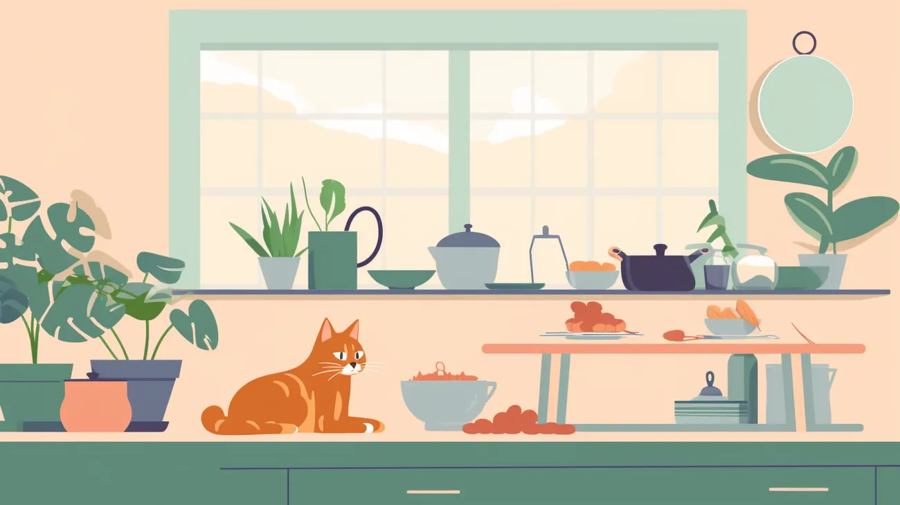 cat attracted to the smell of food