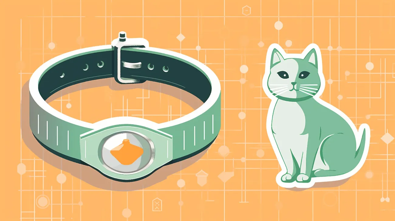 Microchip and collar tag for a deaf cat