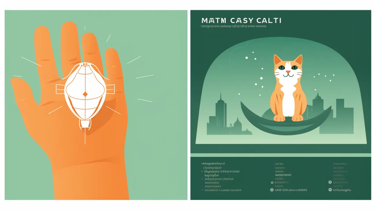 A well-designed lost cat flyer example