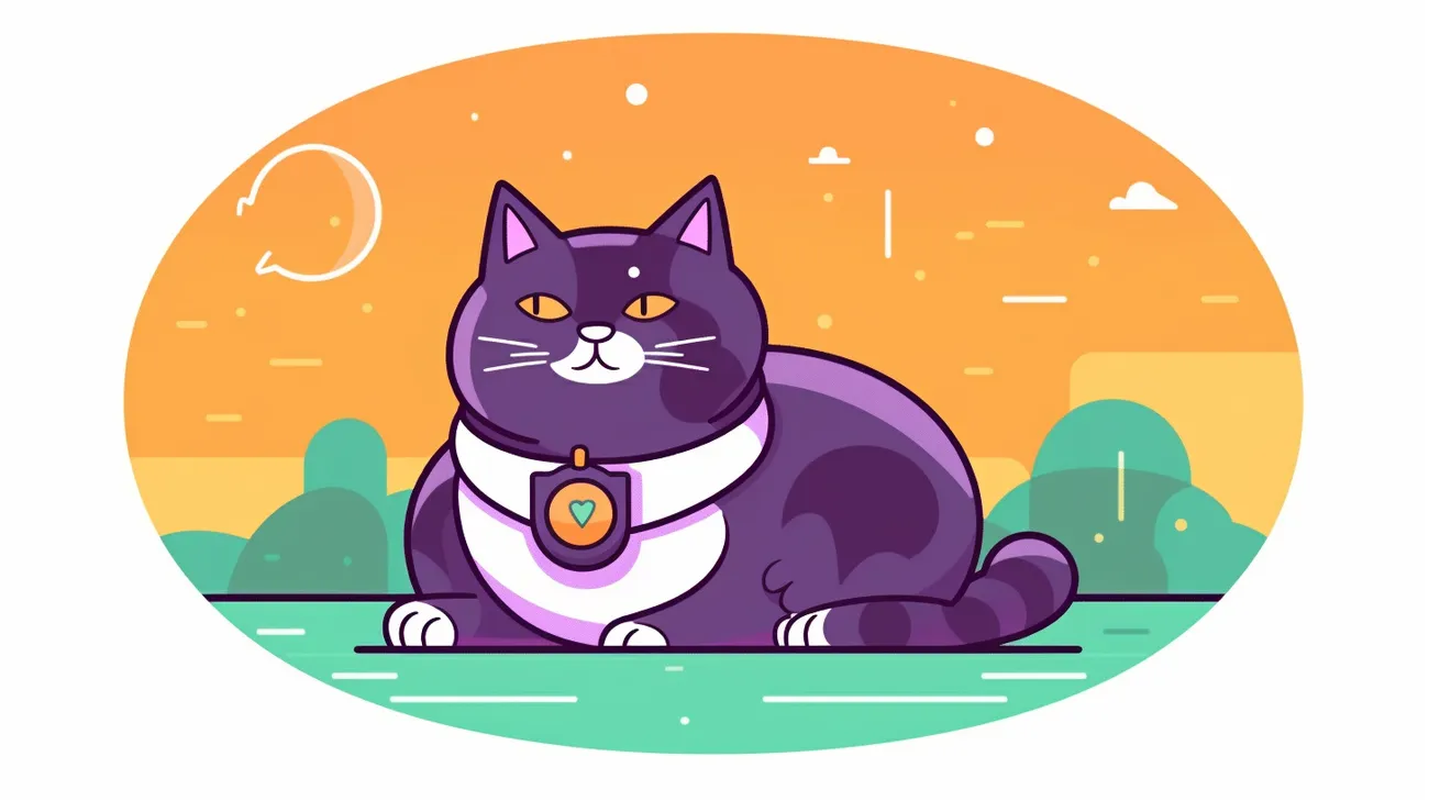 Mikrochip und Halsband mit ID-Marke an einer Katze