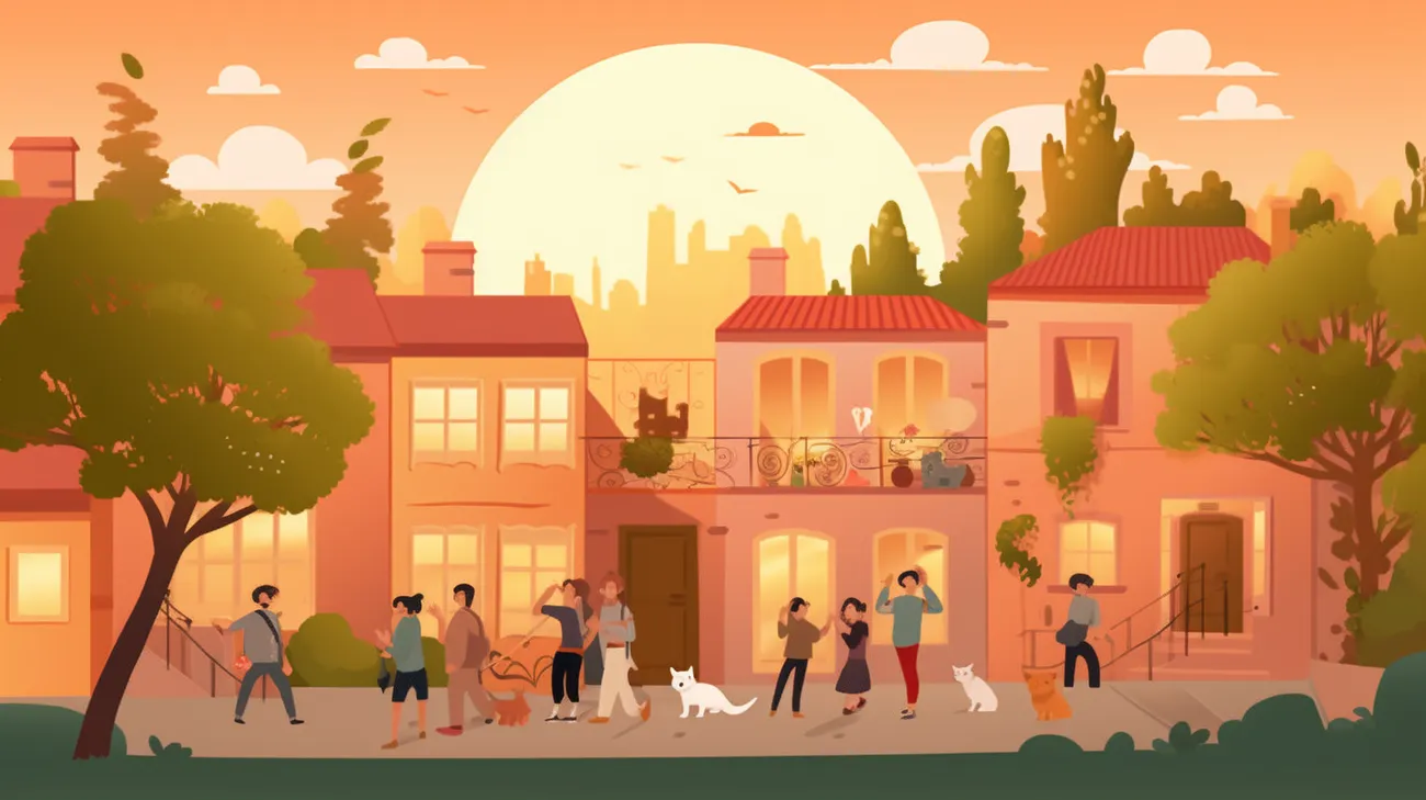 neighbors all trying to find a lost cat